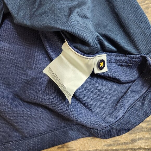 Nike California Cal Golden Bears Player Issue Dri-Fit Polo Shirt Size Large Navy - Picture 9 of 10